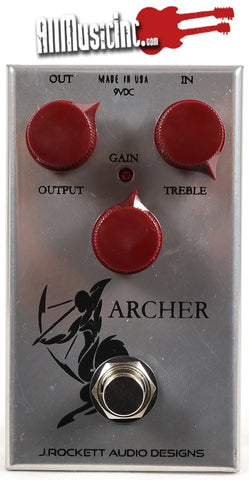 J. Rockett Archer Boost Overdrive Guitar Effect Pedal