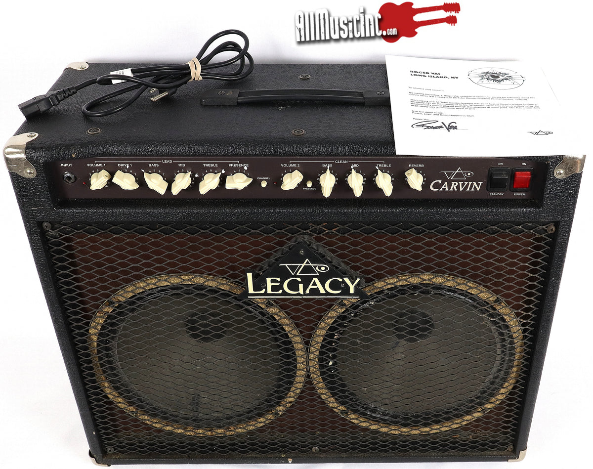 carvin legacy pedal Carvin USA Steve Vai Owned Legacy 212 100w Electric Guitar Amplifier – All Music Inc