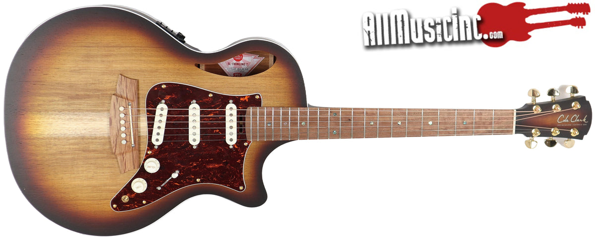 Cole Clark TL2EC-BLBL-SSS Hybrid Blackwood Acoustic Electric