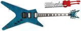 Dean ML Select 24 Kahler Quilt Top Trans Blue Electric Guitar
