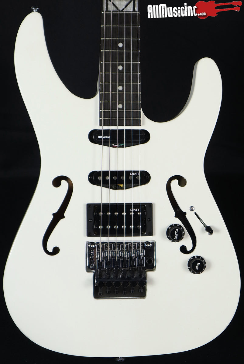 Dean Vinnie Moore Signature Semi-Hollow Classic White Electric