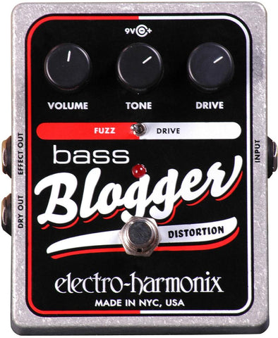 Electro Harmonix EHX Bass Blogger Overdrive Fuzz Electric Bass Guitar Pedal