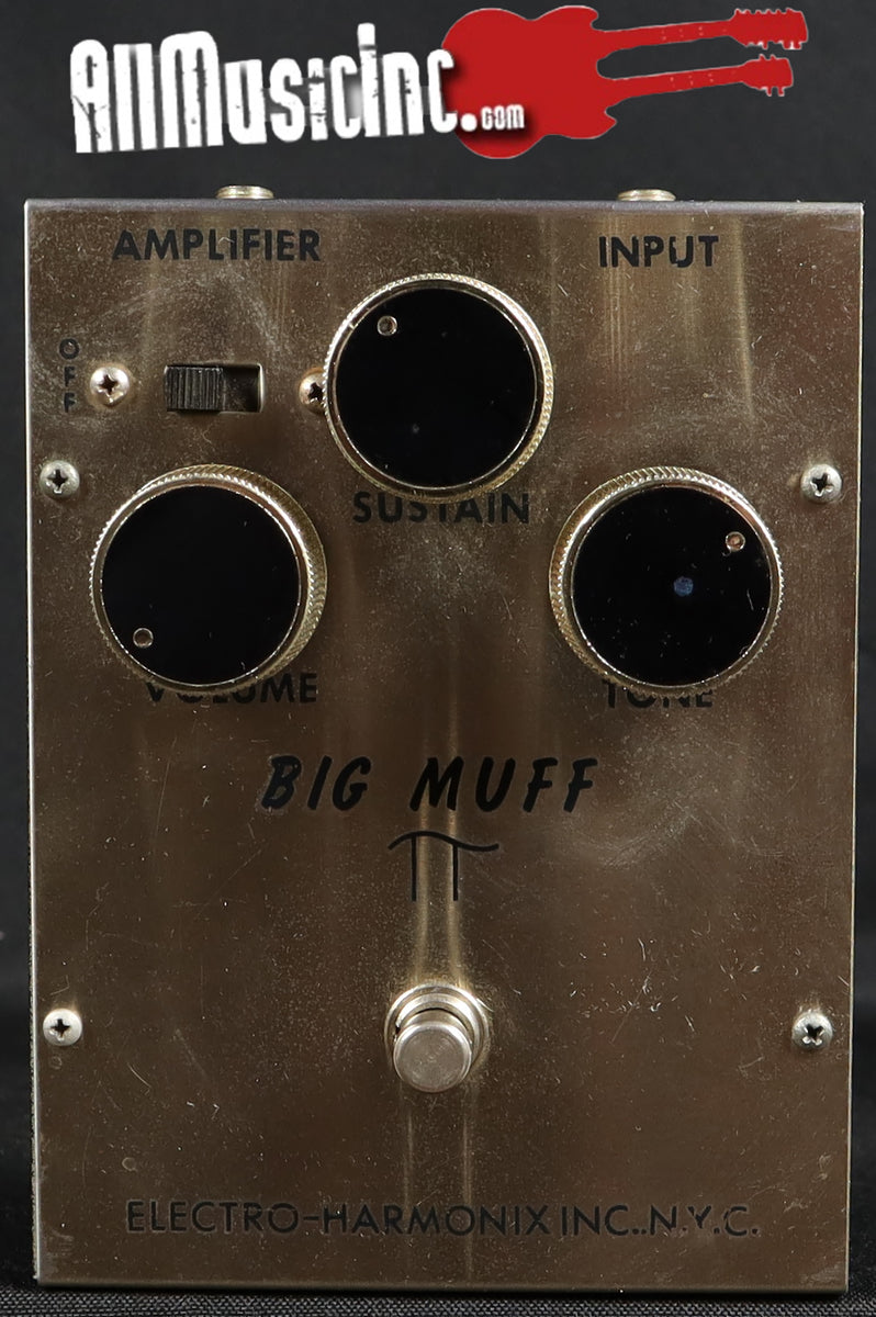 1972 Electro-Harmonix Big Muff Pi Triangle v1 Guitar Fuzz Effect