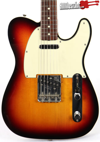 Fender American Vintage 62 Telecaster Custom Sunburst Electric Guitar w/ OHSC Preowned