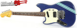 Fender Japan Kurt Cobain Mustang Dark Lake Placid Blue Lefty Electric Guitar