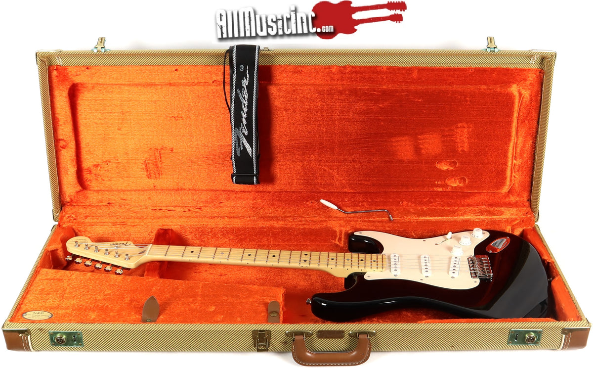 2005 Fender Eric Clapton Blackie Stratocaster Electric Guitar w