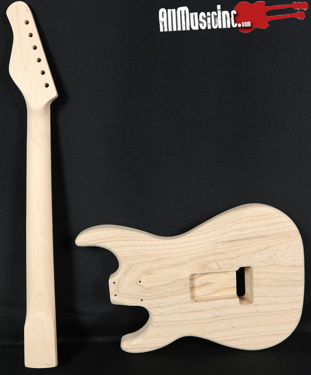 Michael Kelly MK60 Strat Electric Guitar Kit Maple Neck Ash Body