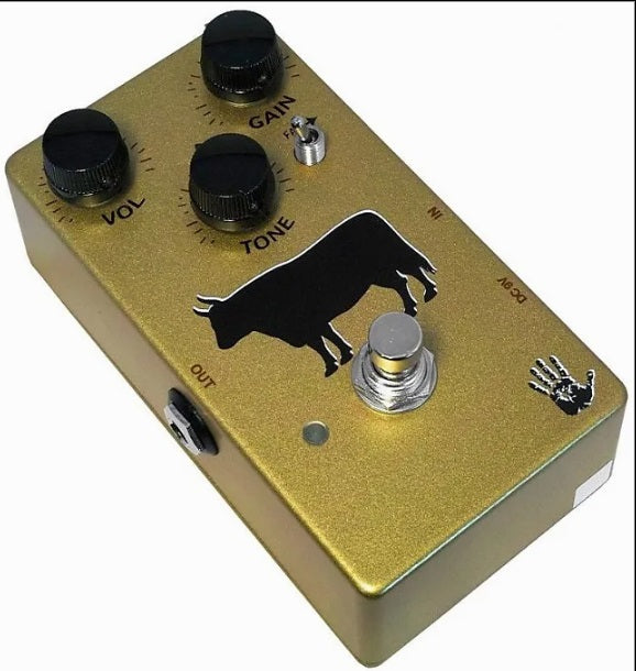 Mojo Hand FX Sacred Cow Gold Overdrive Electric Guitar Effect Pedal
