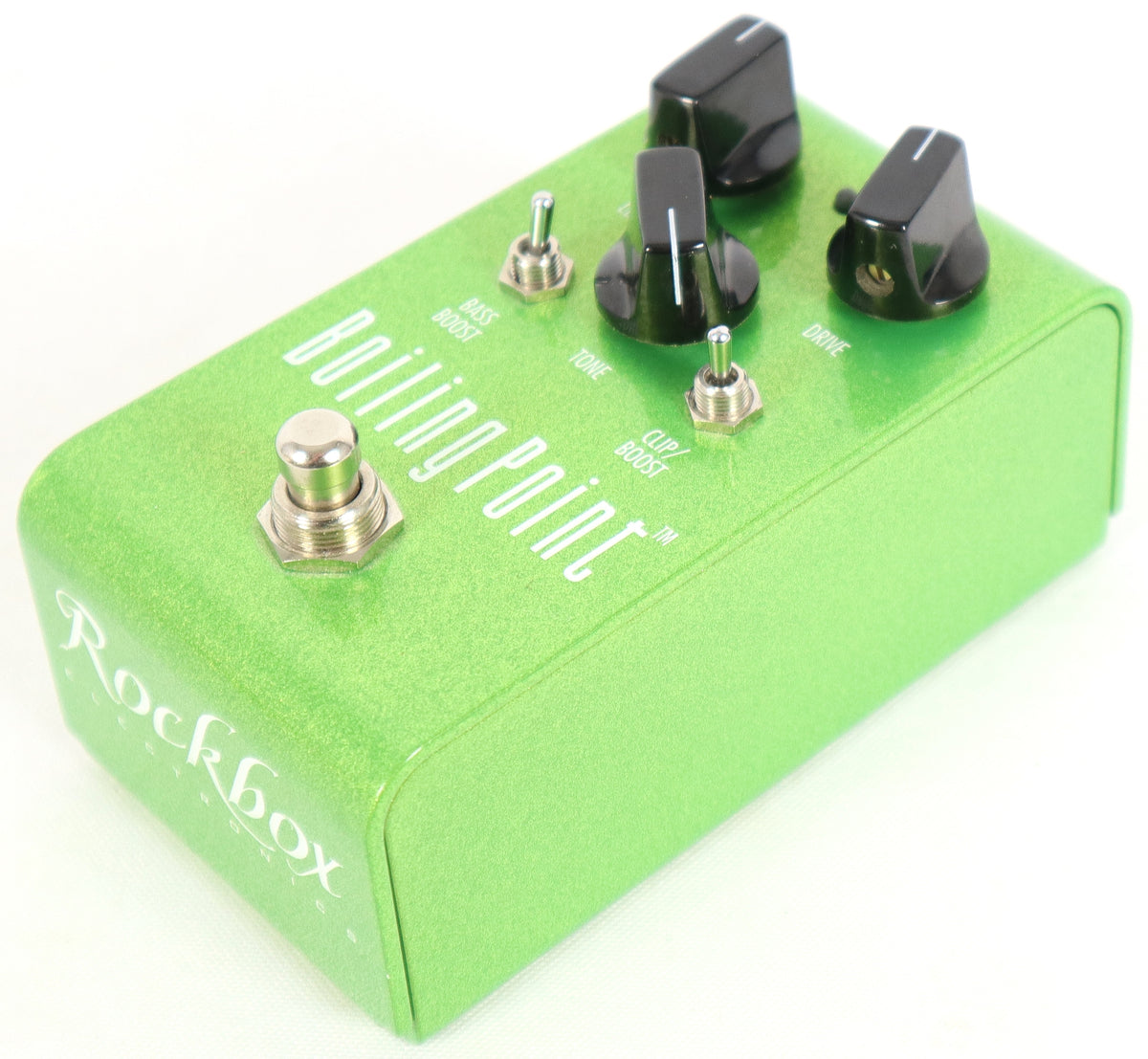 boiling point pedal Rockbox Boiling Point Green Electric Guitar Overdrive Effect Pedal