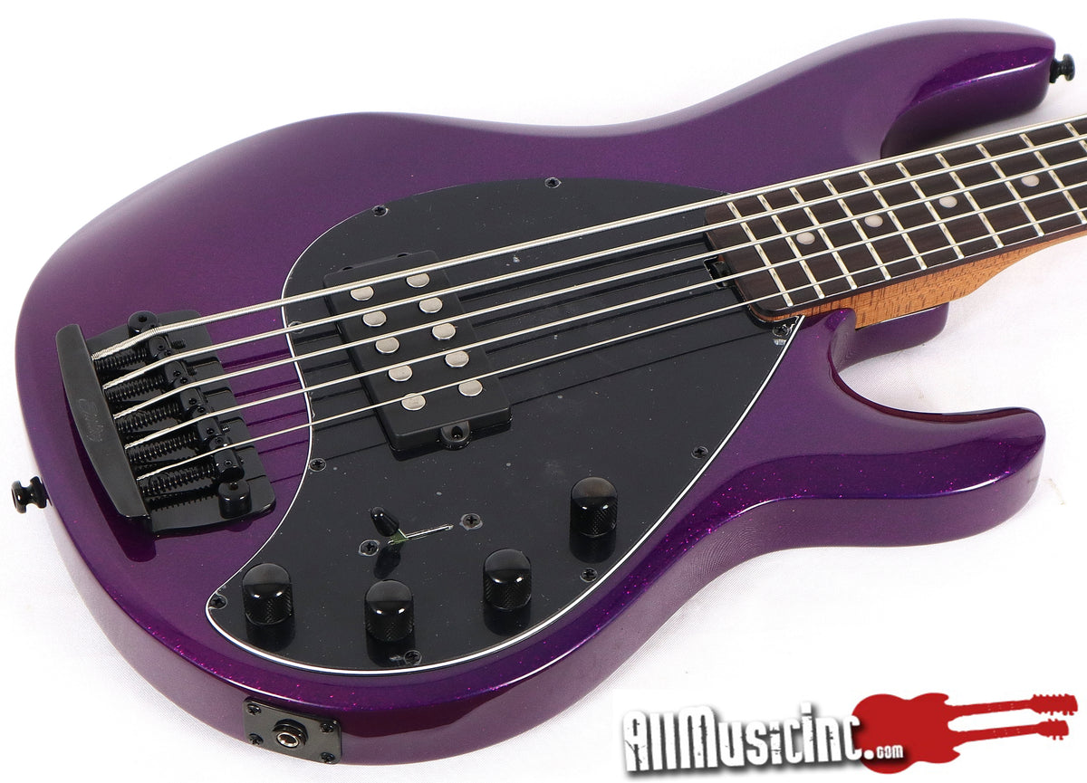 Sterling Stingray Ray 35 5-String Sparkle Purple Electric Bass