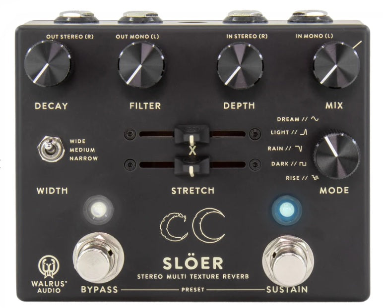 Walrus Audio - SLOER - Stereo Ambient Reverb Pedal