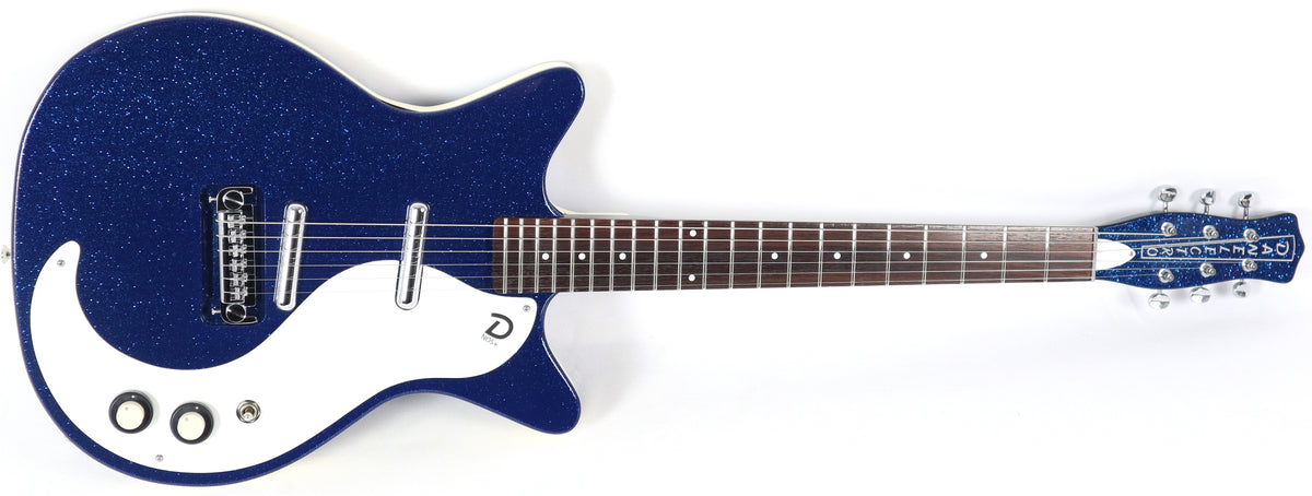Danelectro 59M Mod NOS+ Blue Metalflake Electric Guitar – All Danelectro 59M Mod NOS+ Blue Metalflake Electric Guitar – All