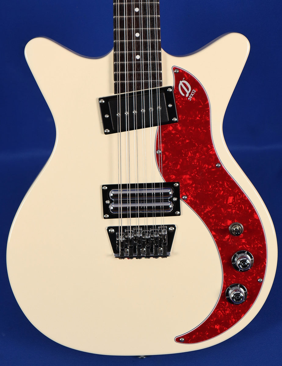 Danelectro 59X12 12 String Vintage Cream Electric Guitar All