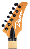 Dean Modern MD24 Roasted Maple Vintage Blue Floyd Rose Electric Guitar