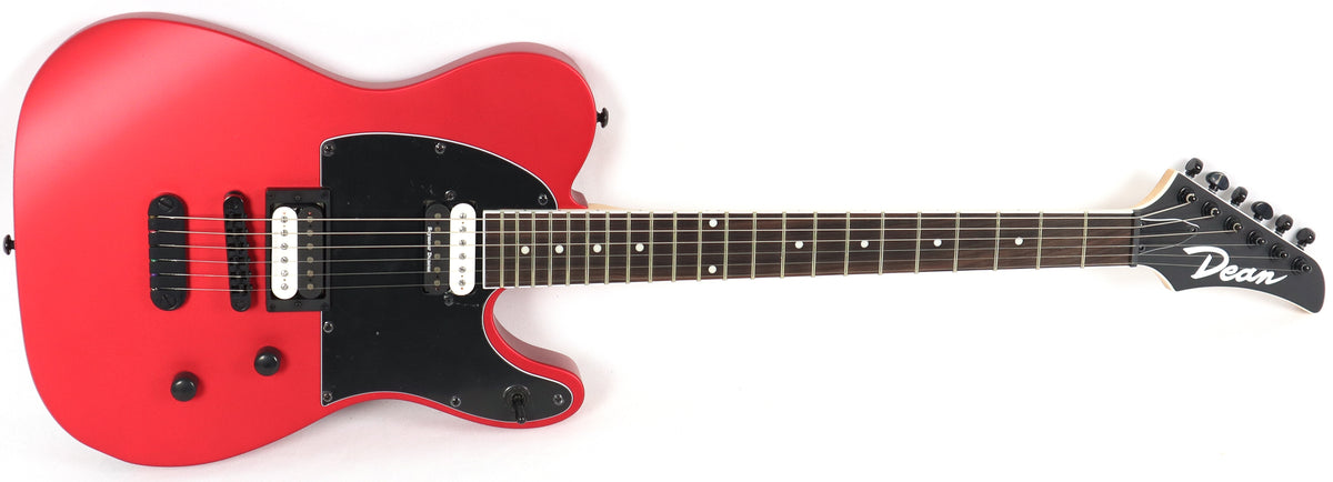 Inc.　Dean　All　Nashvegas　Select　Metallic　Tele　Red　Satin　Electric　Guitar　–　Music
