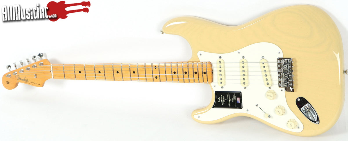 Fender American Vintage II 57 Stratocaster Lefty Vintage Blonde Guitar
