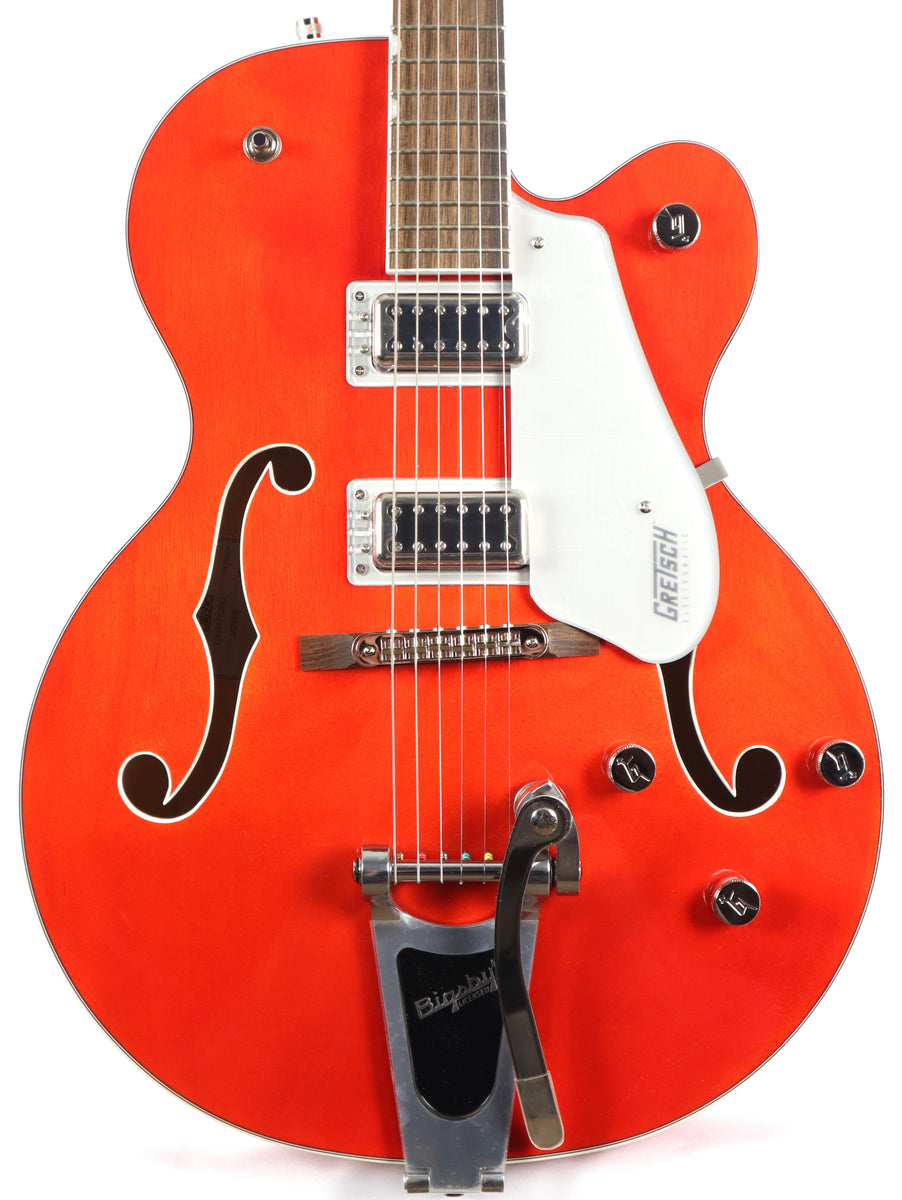 Gretsch G5422TG Electromatic Classic Hollow Body Double-Cut with Bigsby and Gold  Hardware - Orange Stain