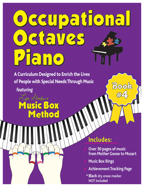 Occupational Octaves Piano Book Special Needs Music Instruction Lessons –  All Music Inc.