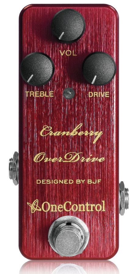 One Control Cranberry Overdrive Electric Guitar Effect Pedal BJF