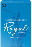 Royal Baritone Sax Reeds 2.5 Box of 10