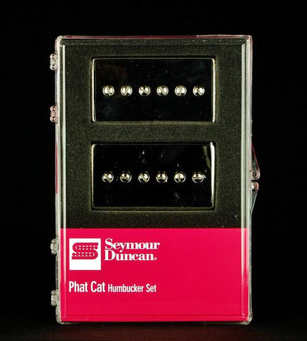 Seymour Duncan Phat Cat P90 Nickel Humbucker-Sized Electric Guitar Pickup Set