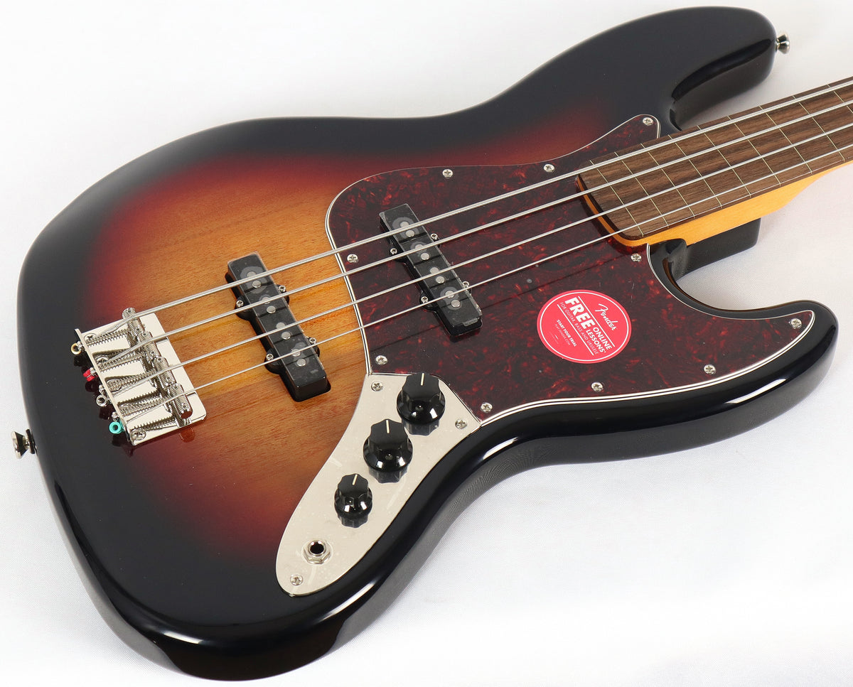 Squier Classic Vibe 60s Fretless Jazz Sunburst Electric Bass