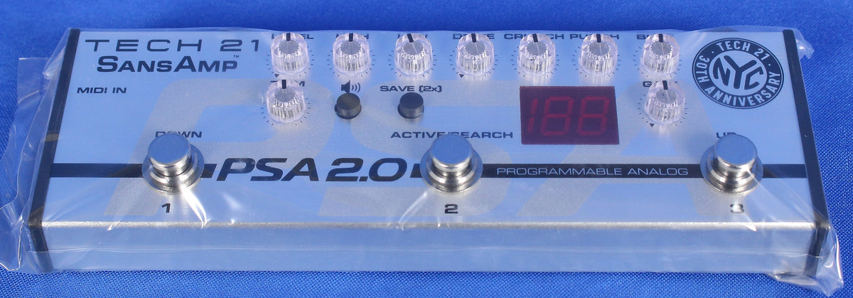 Tech 21 PSA 2.0 Electric Guitar SansAmp Overdrive Preamp