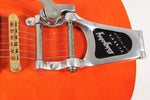 Yamaha AEX-502 Orange Semi-Hollow Electric Guitar with Bigsby Tremolo