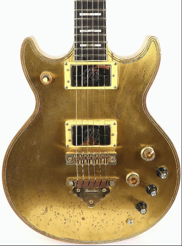 Vintage 1978 76lbs Ibanez Brass Artist Electric Guitar