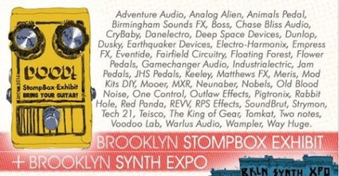 COME SEE US THIS WEEKEND AT THE BROOKLYN STOMPBOX EXHIBIT!!!