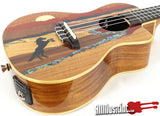 Luna Vista Stallion Tropical Woods Concert Ukulele Uke Acoustic Electric Guitar