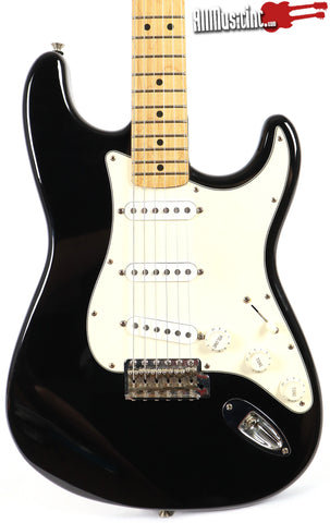 Fender Standard Stratocaster Strat Black Electric Guitar