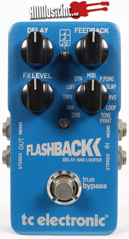 TC Electronic Flashback Delay Looper Guitar Effects Pedal