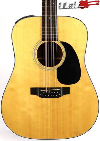 1990 Takamine EF-385 12-String Acoustic Electric Guitar w/ Case Preowned