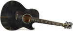 Dean Exhibition Ultra FM TBK 7-String Acoustic Electric Guitar w/ Gig Bag Preowned