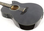 Dean Exhibition Ultra FM TBK 7-String Acoustic Electric Guitar w/ Gig Bag Preowned