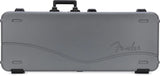 Fender Deluxe Molded Strat/Tele Case - Silver with Blue Interior