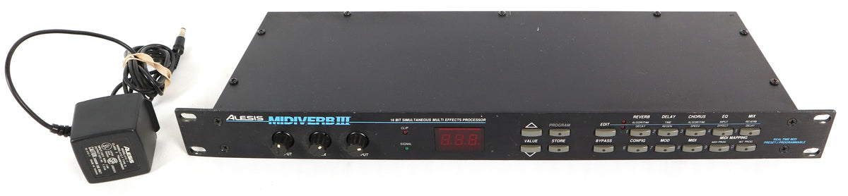 Alesis Midiverb III Rackmount Electric Guitar Multi-Effects
