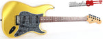All Music Inc. Collection Custom Gold Sparkle Strat Electric Guitar