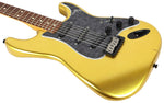 All Music Inc. Collection Custom Gold Sparkle Strat Electric Guitar