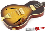 B&G Little Sister Non-Cutaway Honduran Mahogany Tobacco Sunburst Electric Guitar