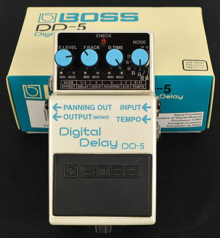 Boss DD-5 Stereo 2 Sec Digital Delay Pink Label Electric Guitar Effect Pedal