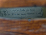 1963 Carlo Carolus Badarello Violin with Case & Bow