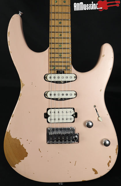 Charvel Rick Graham DK24 2PT HSS Worn Shell Pink Electric Guitar