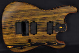 Charvel Old Yella PM SD1 Electric Guitar Body w/ Neck Plate and Electronics