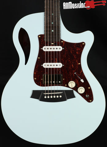 Cole Clark TL2EC-BLBL-HSS Hybrid Blackwood Sonic Blue Acoustic Electric Guitar