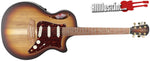 Cole Clark TL2EC-BLBL-SSS Hybrid Blackwood Sunburst Acoustic Electric Guitar