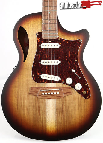 Cole Clark TL2EC-BLBL-SSS Hybrid Blackwood Sunburst Acoustic Electric Guitar