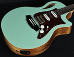 Cole Clark TL2EC-BLBL-HSS Hybrid Blackwood  Surf Green Acoustic Electric Guitar