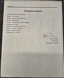 D'Angelico Deluxe Prototype 12/6 Doubleneck Electric Guitar